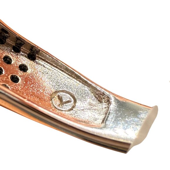 Oval Ethiopian Opal & Black Spinel Sterling Silver 3-Stone Ring - Picture 8 of 9